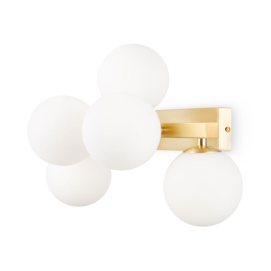 Maytoni MOD547WL-05BS - Wandleuchte DALLAS 5xG9/28W/230V golden