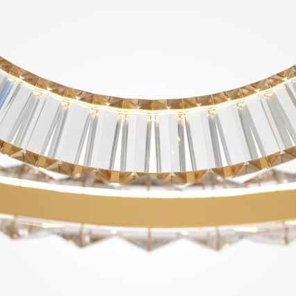 Maytoni P097PL-L90G4K - LED-Kronleuchter an Kabel KRONE LED/90W/230V CRI 90 Ø 102 cm goldfarben