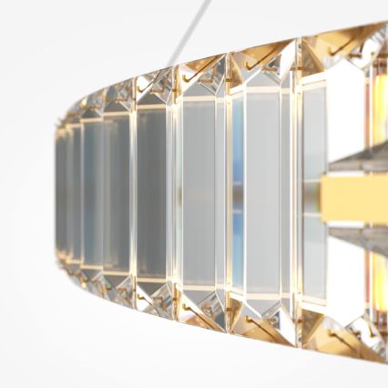 Maytoni P097PL-L90G4K - LED-Kronleuchter an Kabel KRONE LED/90W/230V CRI 90 Ø 102 cm goldfarben