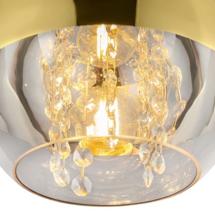 Maytoni P140-PL-110-1-G - Hängeleuchte an Schnur FERMI 1xE27/60W/230V golden