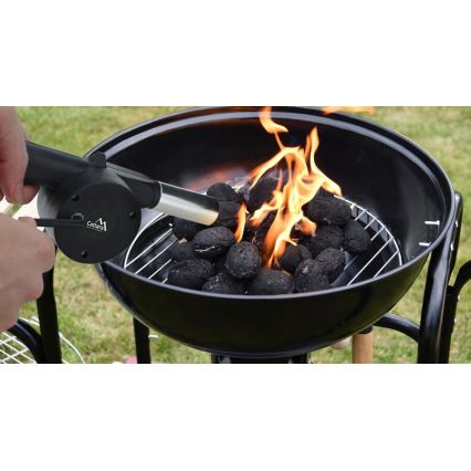 Mechanical grill bellow schwarz