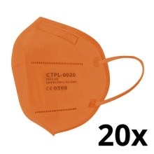 Media Sanex Atemschutzmaske FFP2 NR Orange 20Stück