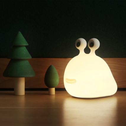 MegaLight - Dimmbare, aufladbare Kinder-Leuchte mit Touch-Funktion (LED RGB) MOMO MOON LED/5V