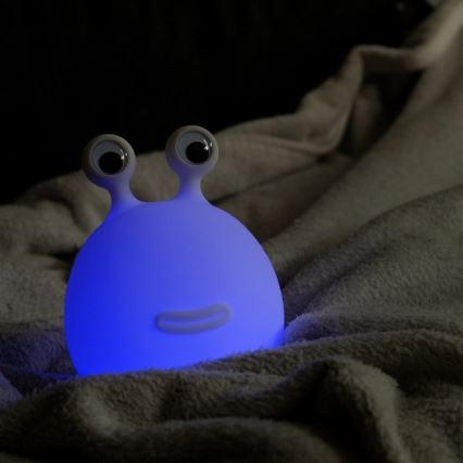 MegaLight - Dimmbare, aufladbare Kinder-Leuchte mit Touch-Funktion (LED RGB) MOMO MOON LED/5V