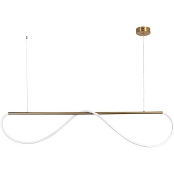 MELECA LED-Pendelleuchte mit Seilaufhängung, 36W/230V, 3000/4000/6000K, 160 cm, goldfarben