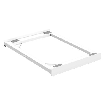 Meliconi 656116 - Zwischenstück für Waschmaschine und Trockner 46 cm weiß