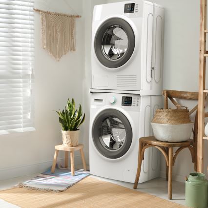 Meliconi 656116 - Zwischenstück für Waschmaschine und Trockner 46 cm weiß