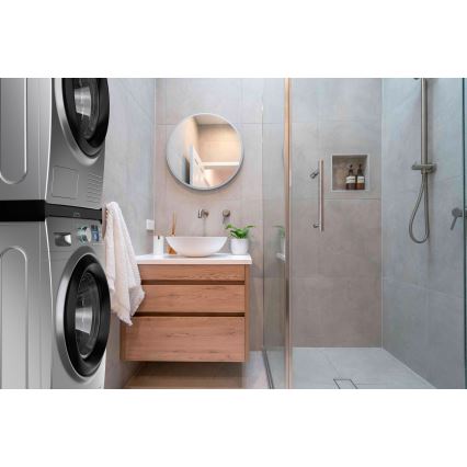 Meliconi 656138 - Zwischenbausatz für Waschmaschine und Trockner 70 cm schwarz