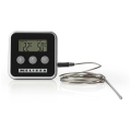 Melissa - Fleischthermometer mit digitalem Display und Timer 0-250 °C 1xAAA
