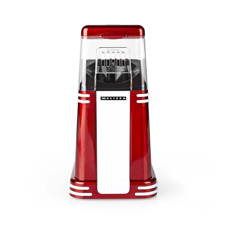 Melissa - Heißluft-Retro-Popcornmaschine 1200W/230V rot