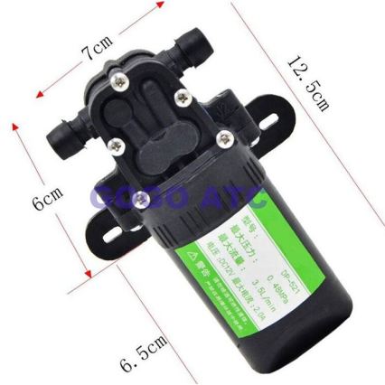 Membran-Selbstansaugpumpe 12 V, 3,5 l/min