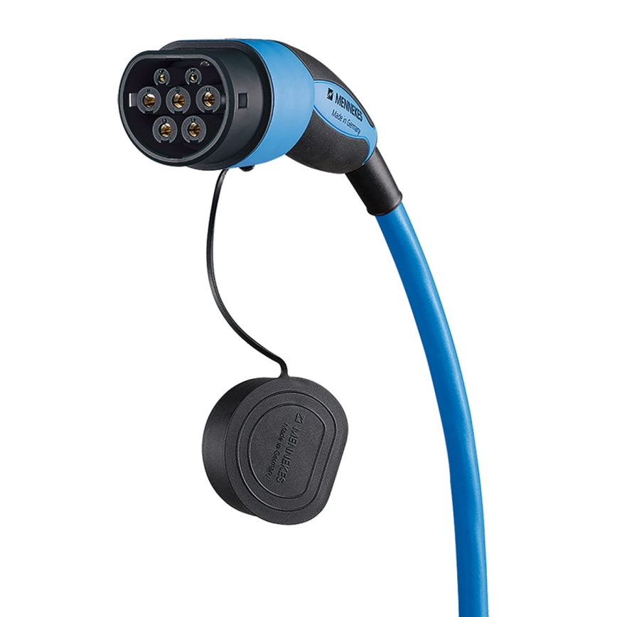 Mennekes - Ladekabel für Elektroautos Typ 2 7,5m 4,6kW 20A IP44