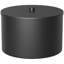 Metall-Aufbewahrungsbox 12x17,5 cm schwarz