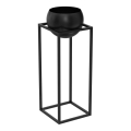 Metall-Blumenkübel 81,3x29 cm schwarz