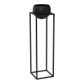 Metall-Blumentopf 111,3x29 cm schwarz