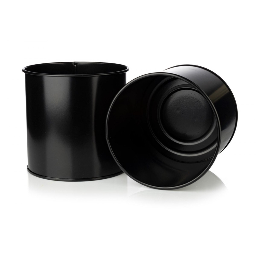 Metall-Blumentopf OSLO 55x21 cm schwarz