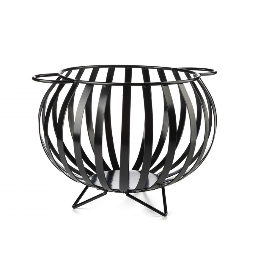 Metallkorb für Holz KULA 35x46 schwarz
