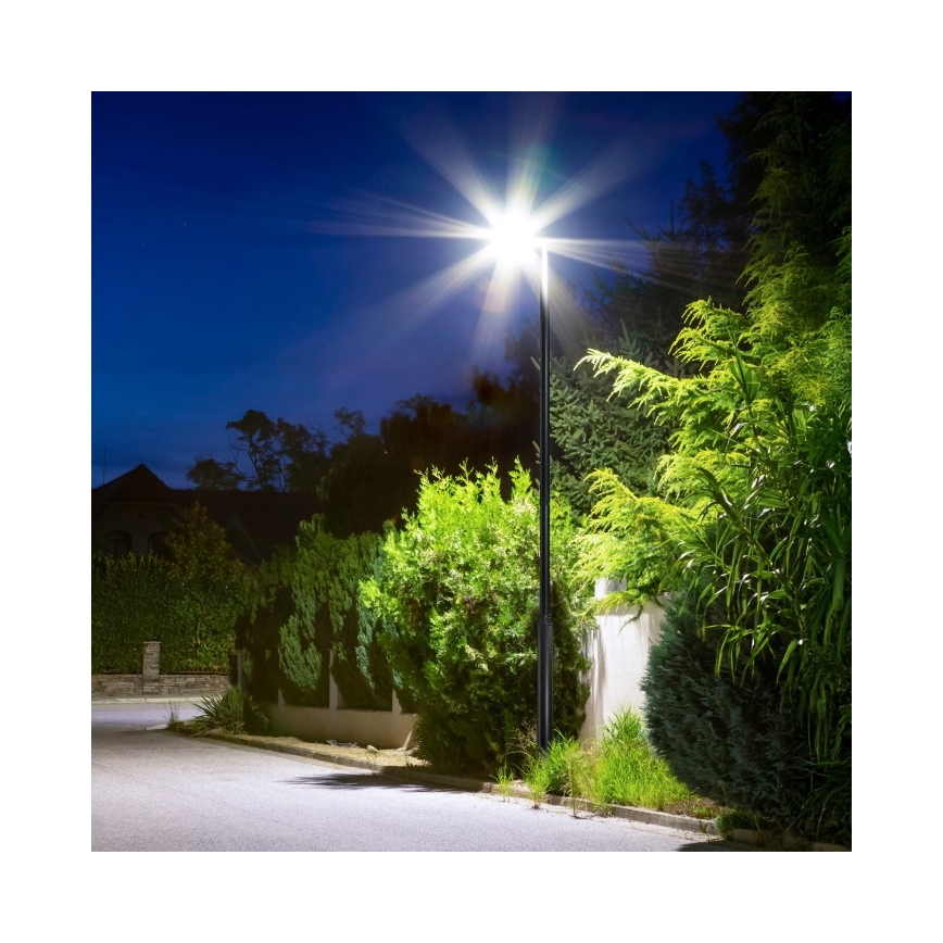 Metallpfosten für Außenleuchte BASE, 3 m, schwarz