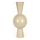 Metallvase 60x25 cm, beige