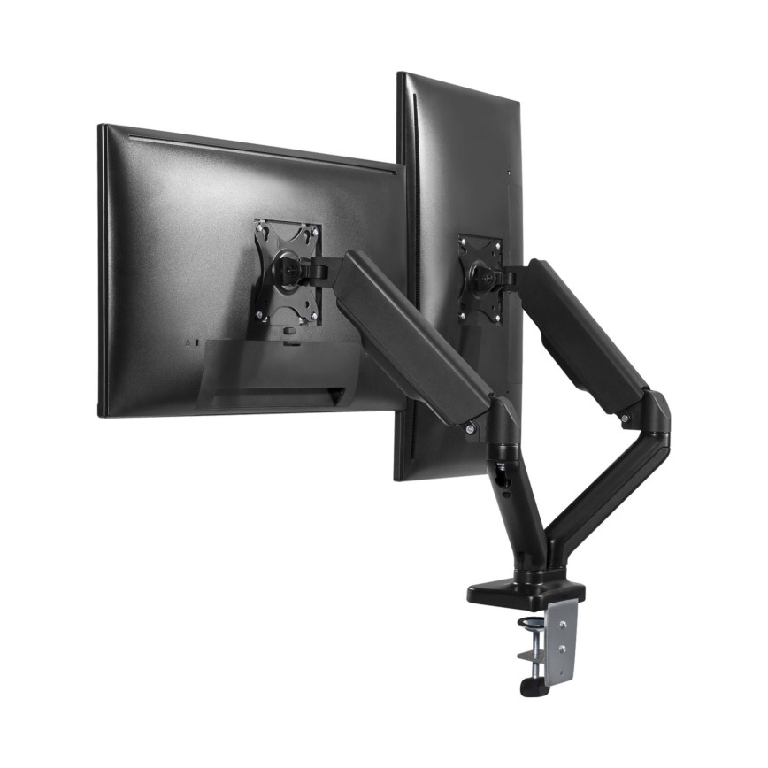 MK FLORIA MKF-21DP113S2 - Verstellbare Halterung für zwei 32-Monitore, schwarz