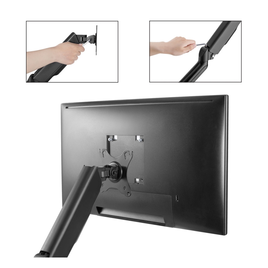 MK FLORIA MKF-21DP113S2 - Verstellbare Monitorhalterung 32 schwarz