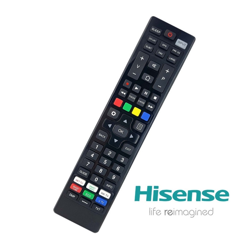 MK FLORIA Superior FB UNI TV Hisense - Ersatz-Fernbedienung für Fernsehgeräte der Marke HISENSE