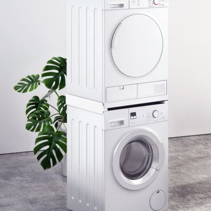 MK FLORIA Superior Tower Slim - Zwischenstück für Waschmaschine und Trockner 66 cm weiß
