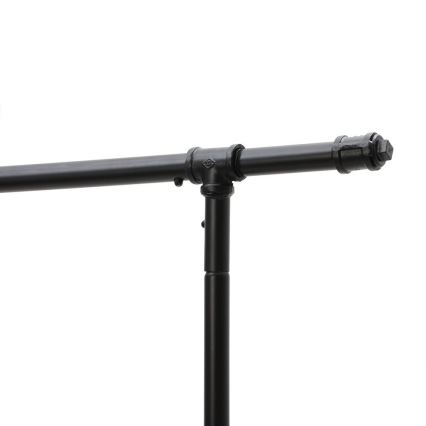 Mobiler Kleiderständer LINEA, schwarz