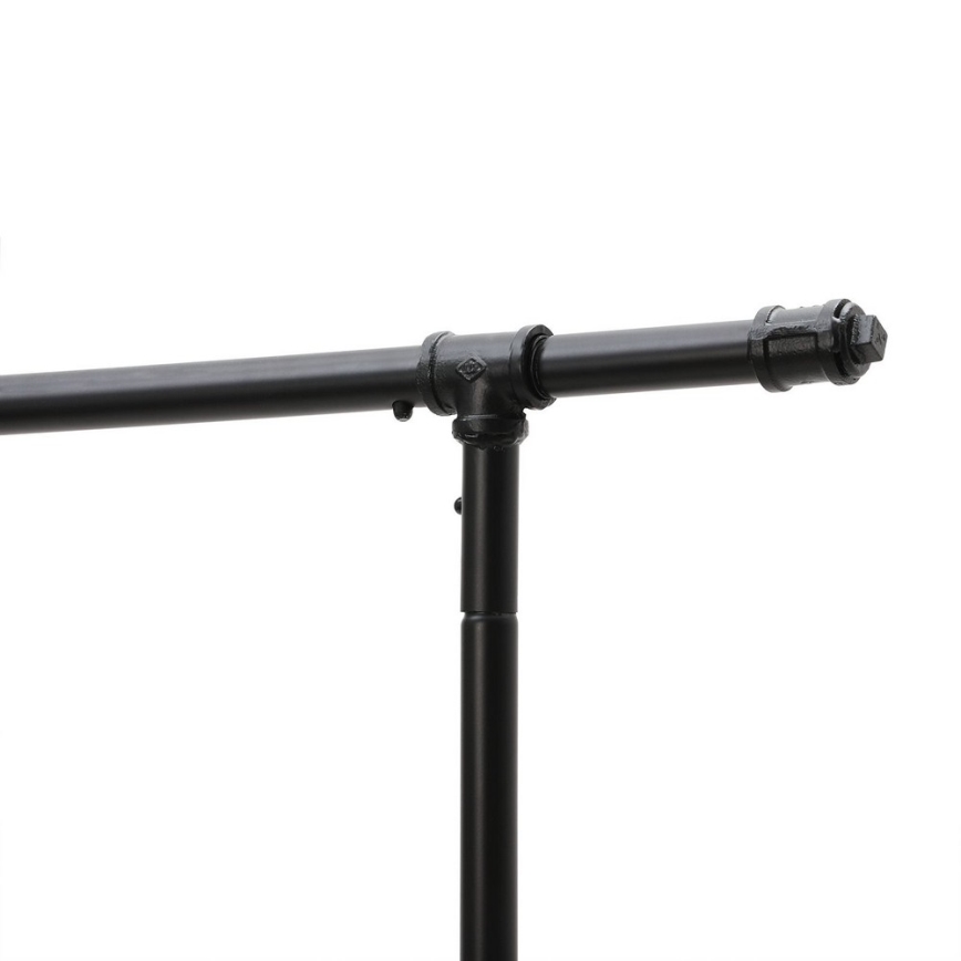 Mobiler Kleiderständer LINEA, schwarz