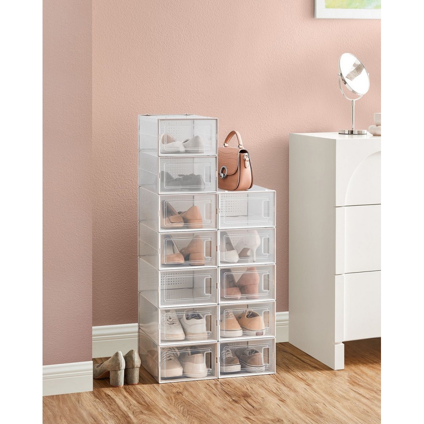 Modulares Regal mit Fächern BOXIFY in Weiß