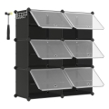 Modulares Regal mit Fächern BOXIFY schwarz