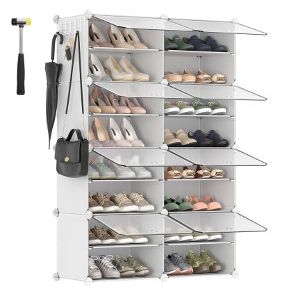 Modulares Regal mit Fächern BOXIFY, weiß
