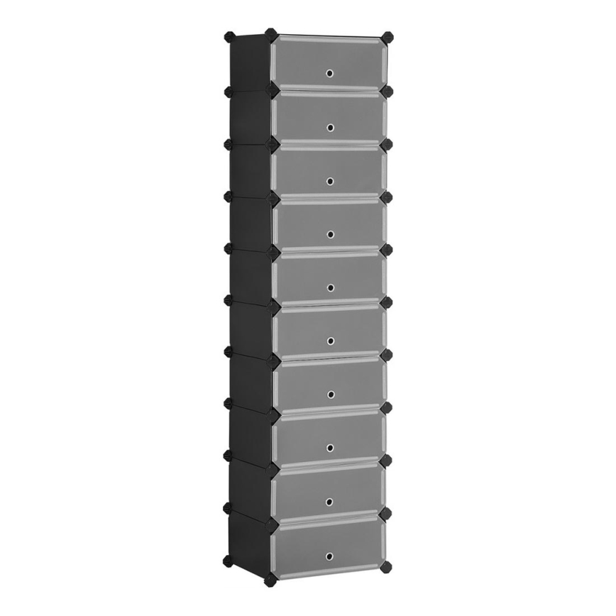 Modulares Regal mit Schubladen BOXIFY, schwarz