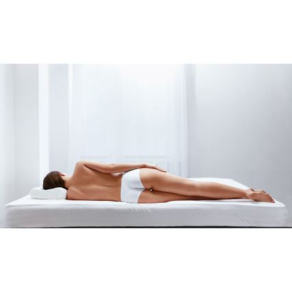 Monarch - Doppelseitige orthopädische Matratze MILANO 90x200 cm Bezug Lemon