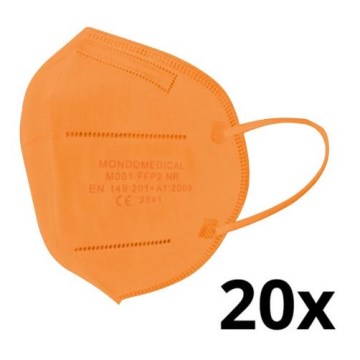 Mondo Medical Atemschutzmaske FFP2 NR Orange 20 Stk.
