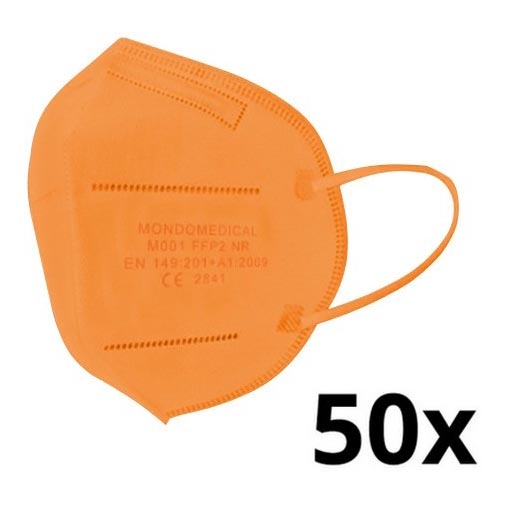 Mondo Medical Atemschutzmaske FFP2 NR Orange 50Stück