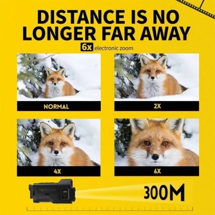 Monokulares Nachtsichtgerät 6x25 2000 mAh