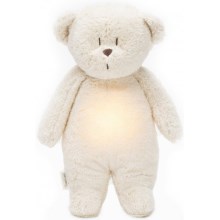 Moonie - Kuscheltier mit Melodie und Licht kleiner Teddybär öko Polarbär Natur