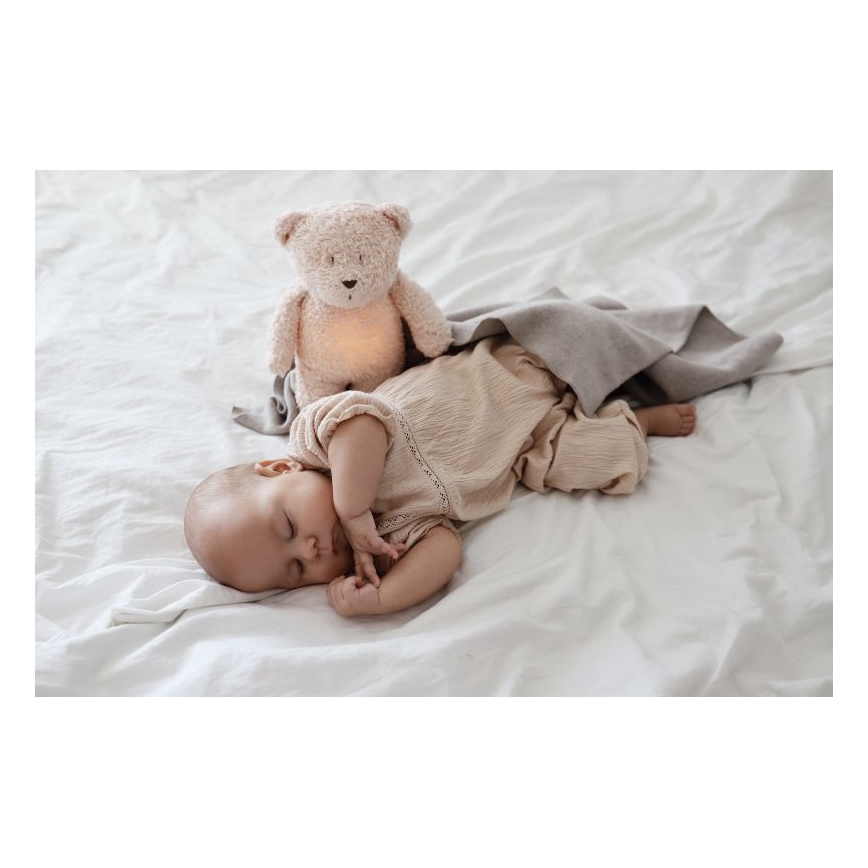Moonie - Kuscheltier mit Melodie und Licht Polarbär