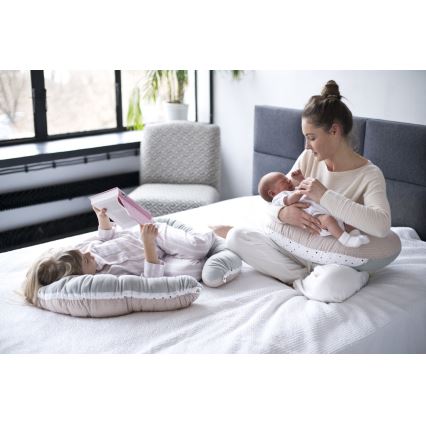 MOTHERHOOD - Nestchen und Kissen für Baby JUNIOR 2in1 braun