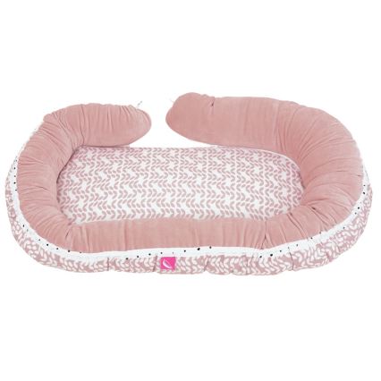 MOTHERHOOD - Nestchen und Kissen für Baby JUNIOR 2in1 rosa