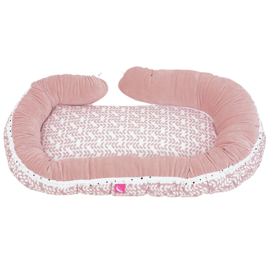 MOTHERHOOD - Nestchen und Kissen für Baby JUNIOR 2in1 rosa