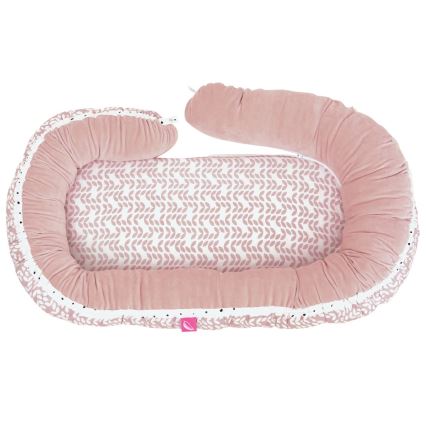 MOTHERHOOD - Nestchen und Kissen für Baby JUNIOR 2in1 rosa