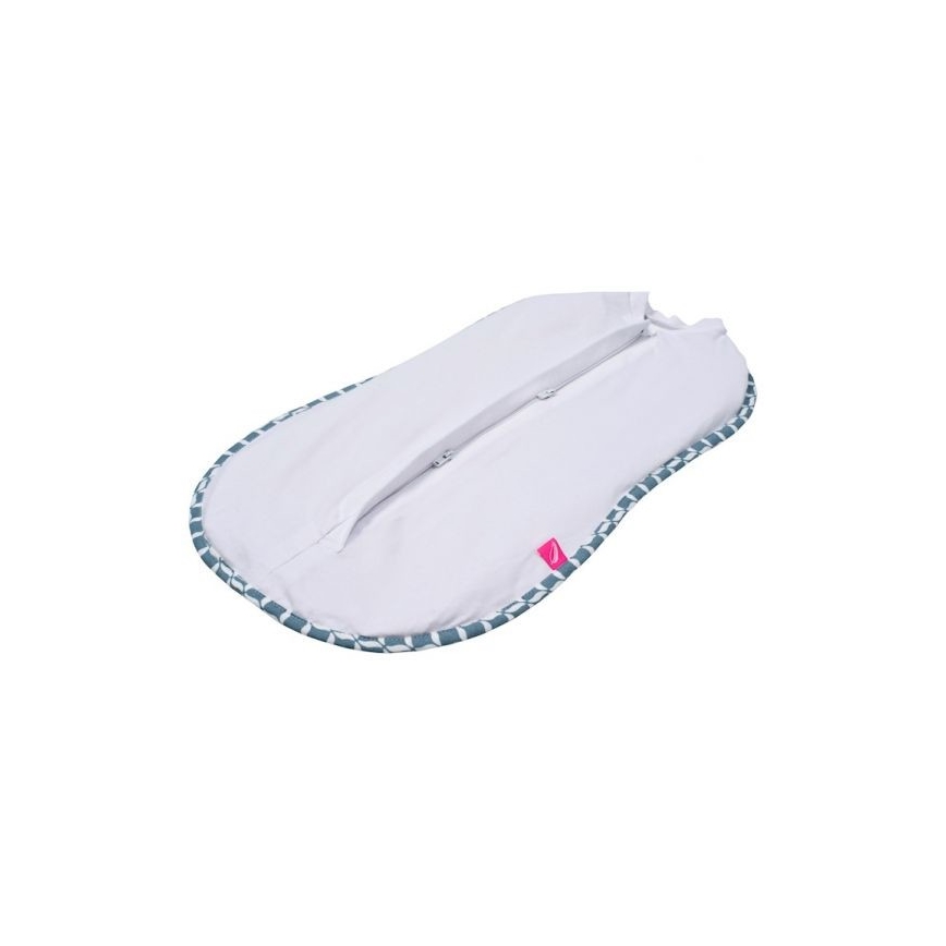 MOTHERHOOD -Wickeltuch Zip & swaddle CLASSICS 2,5-5 kg blau