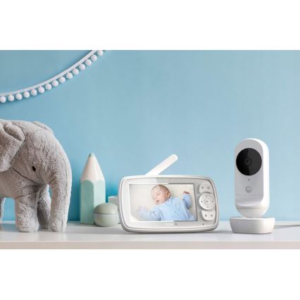 Motorola - Smart-Babyfon Nursery Ease 44 Connect Wi-Fi