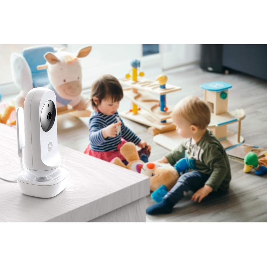 Motorola - Smart-Babyfon Nursery Ease 44 Connect Wi-Fi