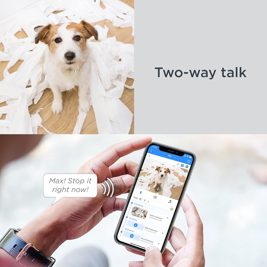 Motorola - Smart-Babyfon Nursery Ease 44 Connect Wi-Fi