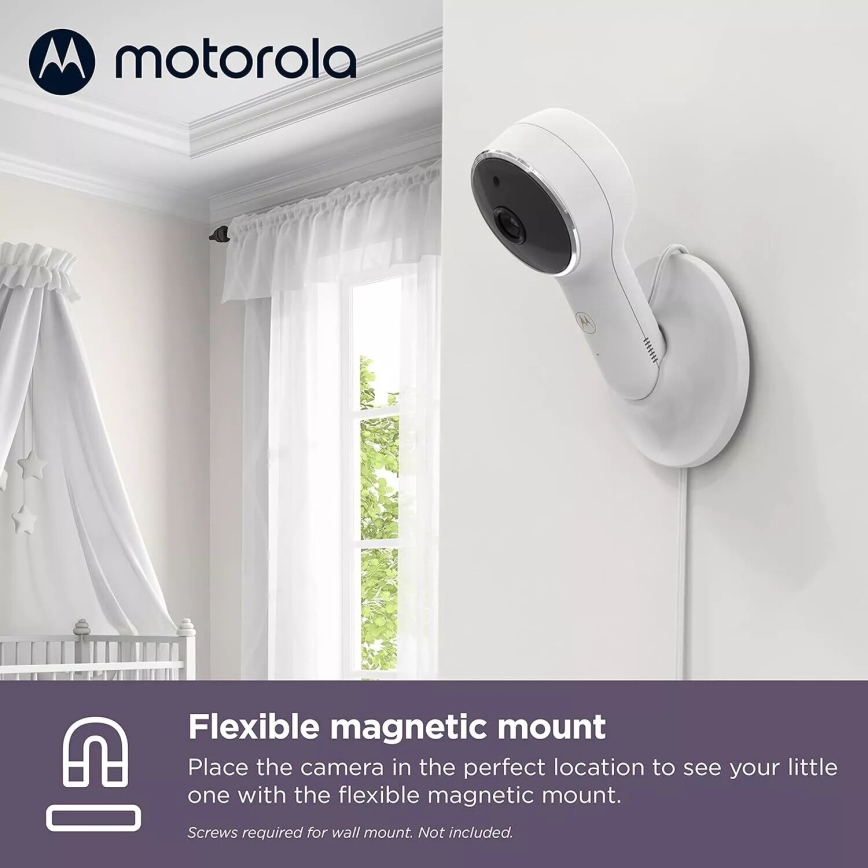Motorola VM65X - Aufladbares Smart-Babyfon mit Kamera Wi-Fi
