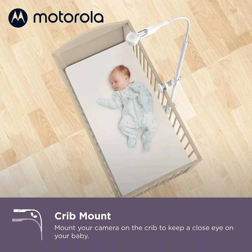 Motorola VM65X - Aufladbares Smart-Babyfon mit Kamera Wi-Fi
