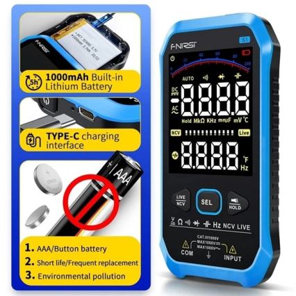 Multimeter 1000 mAh 5V